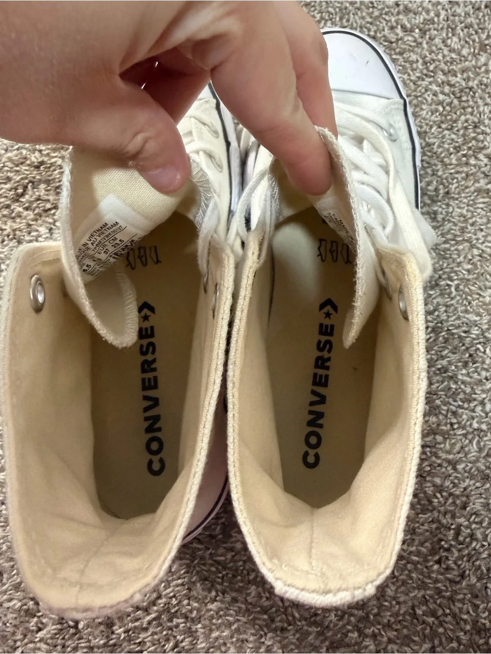 Converse Chuck Taylor All Star Platform High Top Sneakers Size 6.5 - Picture 5 of 6